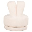 Richmond Interiors RICHMOND fotel dziecięcy BUNNY biały - funkcja obrotowa Richmond Interiors RICHMOND fotel dziecięcy BUNNY biały - funkcja obrotowa