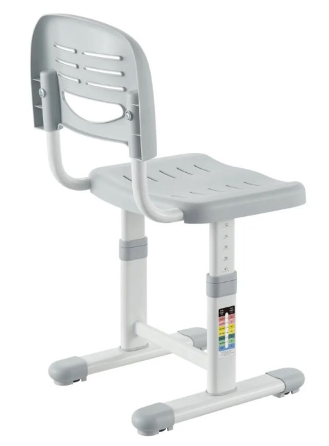 FunDesk Bellissima Grey - Regulowane biurko z krzesełkiem - Zestaw FunDesk Bellissima Grey - Regulowane biurko z krzesełkiem - Zestaw