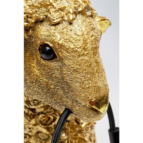 Kare Design KARE lampa stołowa FLOWER SHEEP 36 cm złota Kare Design KARE lampa stołowa FLOWER SHEEP 36 cm złota