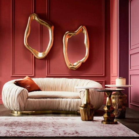 Kare Design KARE lustro ścienne HOLOGRAM 117x68 cm złote Kare Design KARE lustro ścienne HOLOGRAM 117x68 cm złote