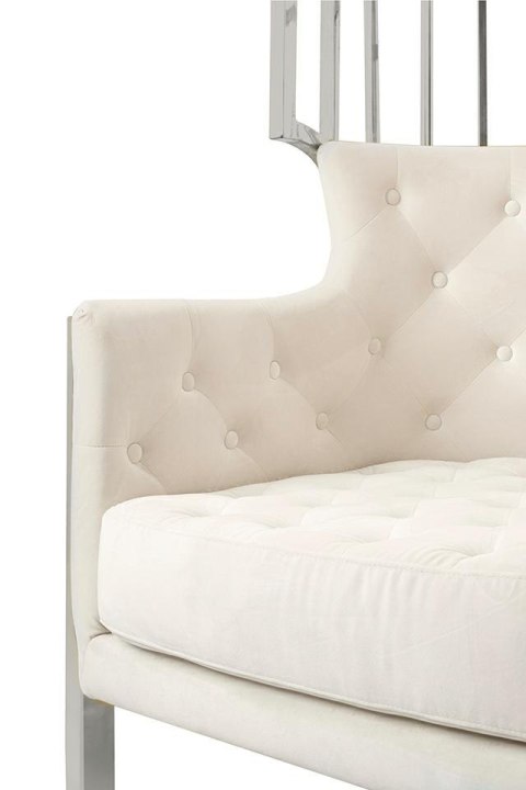 King Home Fotel LORD srebrny / beżowy King Home Fotel LORD srebrny / beżowy