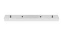 PODSUFITKA prostokątna CHROM 44 cm x 5,5 cm King Home NA DWIE LAMPY PODSUFITKA prostokątna CHROM 44 cm x 5,5 cm King Home NA DWIE LAMPY