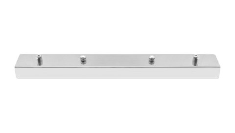 PODSUFITKA prostokątna CHROM 44 cm x 5,5 cm King Home NA DWIE LAMPY PODSUFITKA prostokątna CHROM 44 cm x 5,5 cm King Home NA DWIE LAMPY