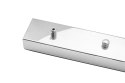 PODSUFITKA prostokątna CHROM 44 cm x 5,5 cm King Home NA DWIE LAMPY PODSUFITKA prostokątna CHROM 44 cm x 5,5 cm King Home NA DWIE LAMPY