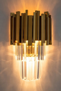 LAMPA ŚCIENNA KINKIET IMPERIAL WALL GOLD - stal kryształ 3xE14 KING HOME LAMPA ŚCIENNA KINKIET IMPERIAL WALL GOLD - stal kryształ 3xE14 KING HOME