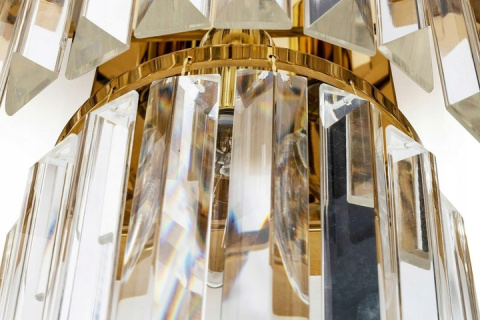 LAMPA ŚCIENNA KINKIET IMPERIAL WALL GOLD - stal kryształ 3xE14 KING HOME LAMPA ŚCIENNA KINKIET IMPERIAL WALL GOLD - stal kryształ 3xE14 KING HOME