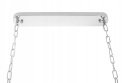LAMPA WISZĄCA OWALNA SREBRNA IMPERIAL LONG SILVER 90 - stal szczotkowana kryształ 18 x E14 KING HOME LAMPA WISZĄCA OWALNA SREBRNA IMPERIAL LONG SILVER 90 - stal szczotkowana kryształ 18 x E14 KING HOME