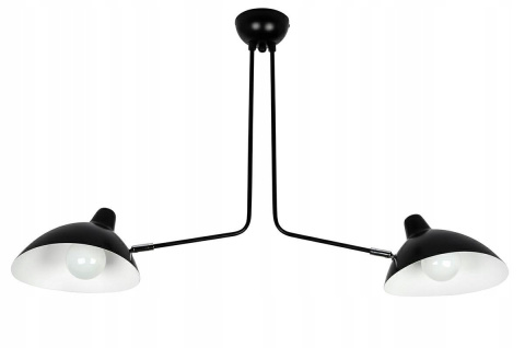 LAMPA WISZĄCA RAVEN 2 metal CZARNA E27 WEWNĄTRZ KLOSZE BIAŁE KING HOME LAMPA WISZĄCA RAVEN 2 metal CZARNA E27 WEWNĄTRZ KLOSZE BIAŁE KING HOME