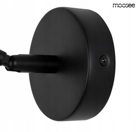LAMPA ŚCIENNA KINKIET LED PRISMA CZARNA metal aluminium REGULOWANY klosz MOOSEE do wnętrz klasycznych i industrialnych LAMPA ŚCIENNA KINKIET LED PRISMA CZARNA metal aluminium REGULOWANY klosz MOOSEE do wnętrz klasycznych i industrialnych