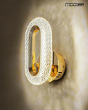 LAMPA ŚCIENNA KINKIET LED JEWEL aluminium ZŁOTY błyszczące KRYSZTAŁY Moosee MOOSEE LAMPA ŚCIENNA KINKIET LED JEWEL aluminium ZŁOTY błyszczące KRYSZTAŁY Moosee MOOSEE