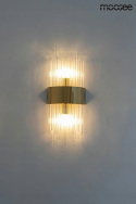 LAMPA ŚCIENNA KINKIET PORTOFINO stal nierdzewna ZŁOTA klosze SZKŁO TRANSPARENTNY Moosee MOOSEE LAMPA ŚCIENNA KINKIET PORTOFINO stal nierdzewna ZŁOTA klosze SZKŁO TRANSPARENTNY Moosee MOOSEE