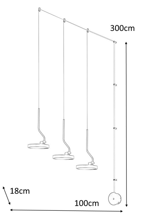 LAMPA ŚCIENNA KINKIET LED FLAT 3 CZARNA STAL OBROTOWE KLOSZE Moosee MOOSEE LAMPA ŚCIENNA KINKIET LED FLAT 3 CZARNA STAL OBROTOWE KLOSZE Moosee MOOSEE
