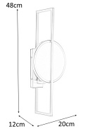 LAMPA ŚCIENNA KINKIET TROYA E14 szkło stal ZŁOTA Moosee MOOSEE LAMPA ŚCIENNA KINKIET TROYA E14 szkło stal ZŁOTA Moosee MOOSEE