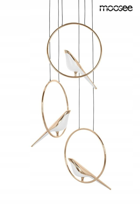 LAMPA WISZĄCA BIRD DISC LED metal ZŁOTA akryl BIAŁY podsufitka CZARNA Moosee MOOSEE do domu i do lokalu LAMPA WISZĄCA BIRD DISC LED metal ZŁOTA akryl BIAŁY podsufitka CZARNA Moosee MOOSEE do domu i do lokalu