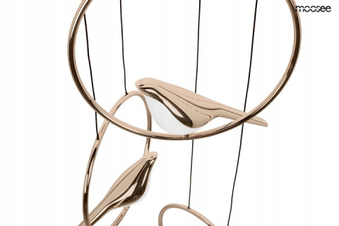 LAMPA WISZĄCA BIRD DISC LED metal ZŁOTA akryl BIAŁY podsufitka CZARNA Moosee MOOSEE do domu i do lokalu LAMPA WISZĄCA BIRD DISC LED metal ZŁOTA akryl BIAŁY podsufitka CZARNA Moosee MOOSEE do domu i do lokalu
