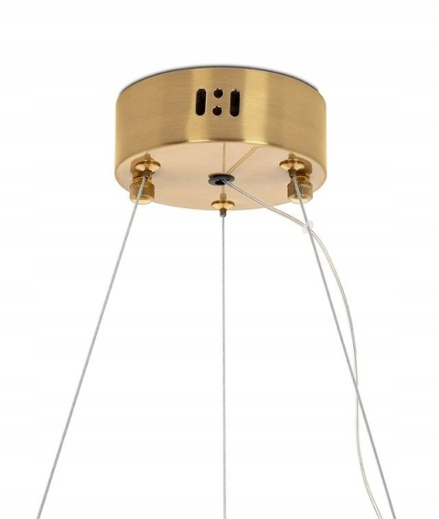 LAMPA WISZĄCA FLORENS 60 metalowa ZŁOTA klosze szklane TRANSPARENTNE światło skierowane w górę i w dół Moosee MOOSEE LAMPA WISZĄCA FLORENS 60 metalowa ZŁOTA klosze szklane TRANSPARENTNE światło skierowane w górę i w dół Moosee MOOSEE