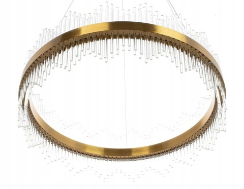 LAMPA WISZĄCA FLORENS 60 metalowa ZŁOTA klosze szklane TRANSPARENTNE światło skierowane w górę i w dół Moosee MOOSEE LAMPA WISZĄCA FLORENS 60 metalowa ZŁOTA klosze szklane TRANSPARENTNE światło skierowane w górę i w dół Moosee MOOSEE