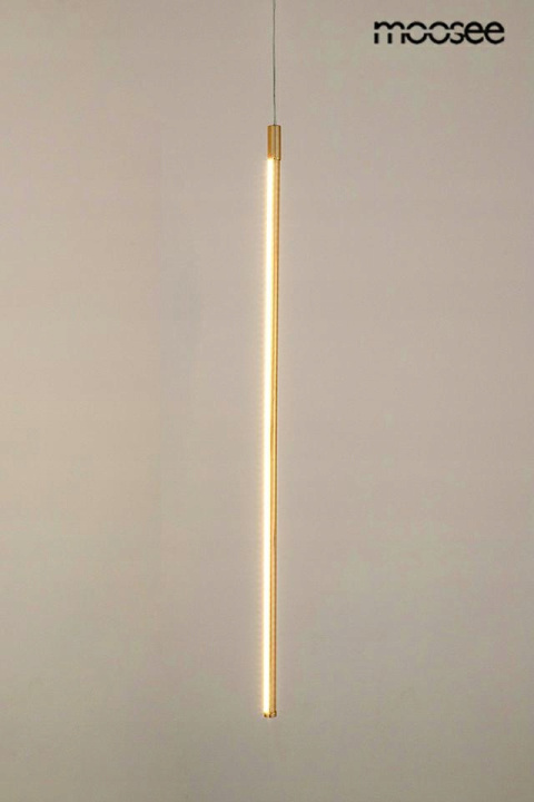 LAMPA WISZĄCA LED OMBRE 60 złota STAL OSŁONA KLOSZA AKRYL Moosee MOOSEE LAMPA WISZĄCA LED OMBRE 60 złota STAL OSŁONA KLOSZA AKRYL Moosee MOOSEE