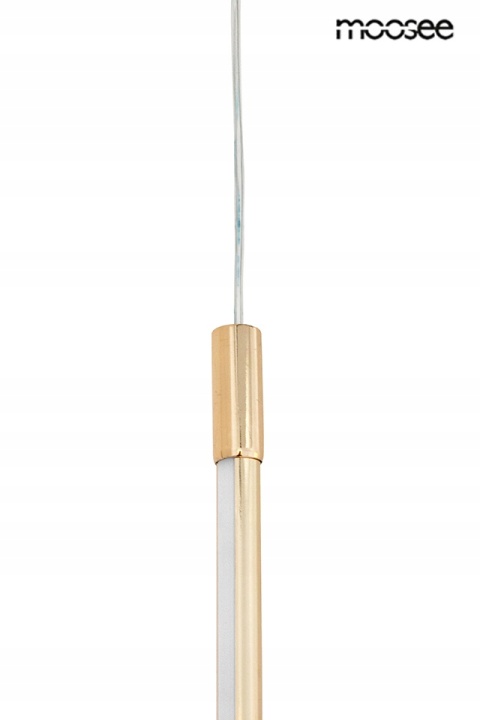LAMPA WISZĄCA LED OMBRE 60 złota STAL OSŁONA KLOSZA AKRYL Moosee MOOSEE LAMPA WISZĄCA LED OMBRE 60 złota STAL OSŁONA KLOSZA AKRYL Moosee MOOSEE