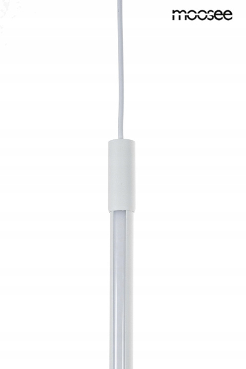 LAMPA WISZĄCA LED OMBRE 80 biała STAL OSŁONA KLOSZA AKRYL Moosee MOOSEE LAMPA WISZĄCA LED OMBRE 80 biała STAL OSŁONA KLOSZA AKRYL Moosee MOOSEE