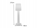 LAMPA OGRODOWA CARMEN 173 C biała - LED NEW GARDEN DO WNĘTRZ I NA ZEWNĄTRZ LAMPA OGRODOWA CARMEN 173 C biała - LED NEW GARDEN DO WNĘTRZ I NA ZEWNĄTRZ