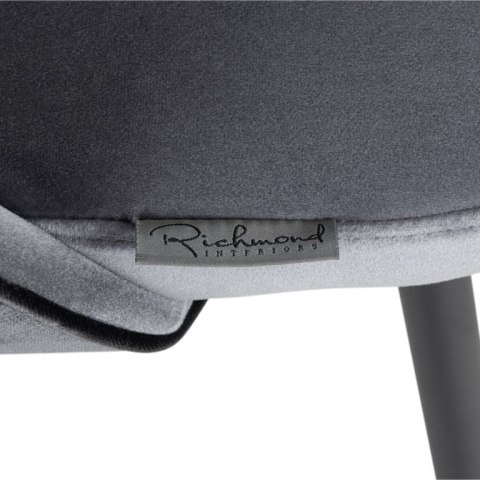 Richmond Interiors RICHMOND krzesło barowe LUNA 74 szare Richmond Interiors RICHMOND krzesło barowe LUNA 74 szare