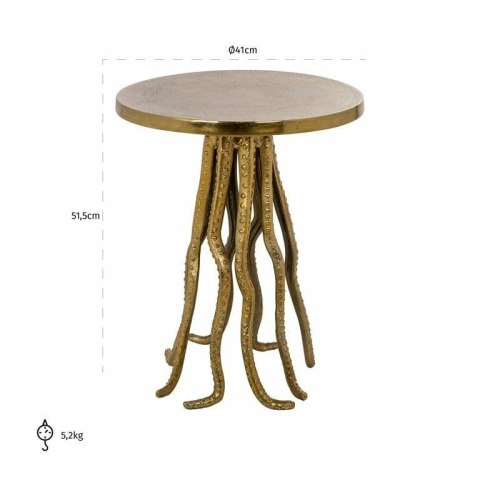 Richmond Interiors RICHMOND stolik MACEY złoty Richmond Interiors RICHMOND stolik MACEY złoty