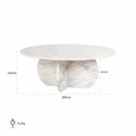 Richmond Interiors RICHMOND stolik kawowy HOLMES 90 Richmond Interiors RICHMOND stolik kawowy HOLMES 90