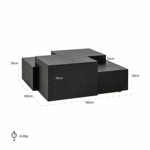 Richmond Interiors RICHMOND stolik kawowy LENNOX DARK COFFEE Richmond Interiors RICHMOND stolik kawowy LENNOX DARK COFFEE