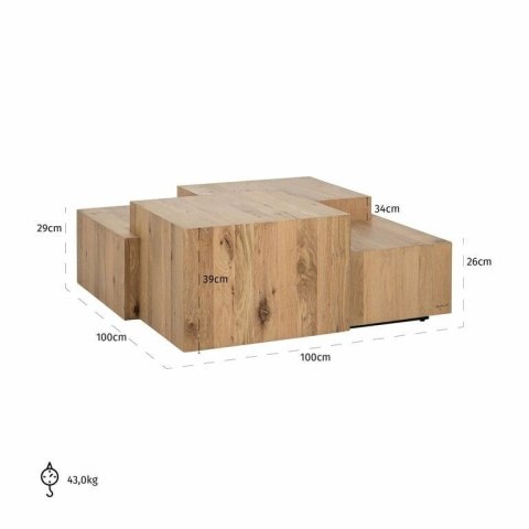 Richmond Interiors RICHMOND stolik kawowy LENNOX NATURAL Richmond Interiors RICHMOND stolik kawowy LENNOX NATURAL