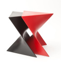 STOLIK GEOMETRYCZNY MOŻE SŁUŻYĆ JAKO STOŁEK ZZ czarny D2.DESIGN TWORZYWO STOLIK GEOMETRYCZNY MOŻE SŁUŻYĆ JAKO STOŁEK ZZ czarny D2.DESIGN TWORZYWO