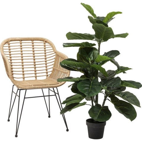 Kare Design KARE roślina dekoracyjna FIDDLE LEAF 120 cm Kare Design KARE roślina dekoracyjna FIDDLE LEAF 120 cm