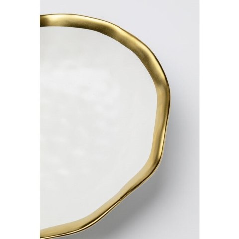 Kare Design KARE talerz głęboki BELL 20 cm biało-złoty Kare Design KARE talerz głęboki BELL 20 cm biało-złoty