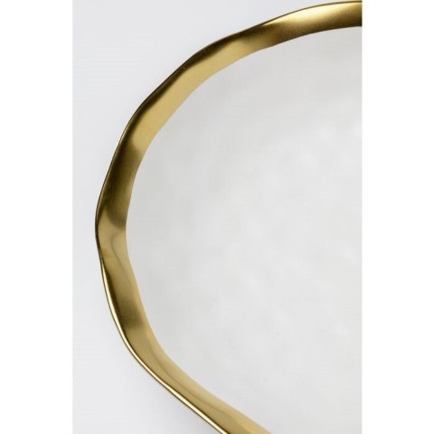 Kare Design KARE talerz głęboki BELL 20 cm biało-złoty Kare Design KARE talerz głęboki BELL 20 cm biało-złoty