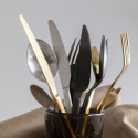 ZESTAW SZTUĆCÓW GLORIA MATT GOLD 16 szt. ZŁOTE stal nierdzewna Kare Design KARE ZESTAW SZTUĆCÓW GLORIA MATT GOLD 16 szt. ZŁOTE stal nierdzewna Kare Design KARE