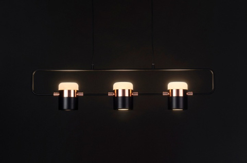LAMPA wisząca LED BLINK 3 CZARNA - ALUMINIUM King Home REGULOWANA LAMPA wisząca LED BLINK 3 CZARNA - ALUMINIUM King Home REGULOWANA