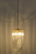 LAMPA WISZĄCA MURANO S ZŁOTA - szkło, metal E14 King Home do wnętrz tradycyjnych i nowoczesnych