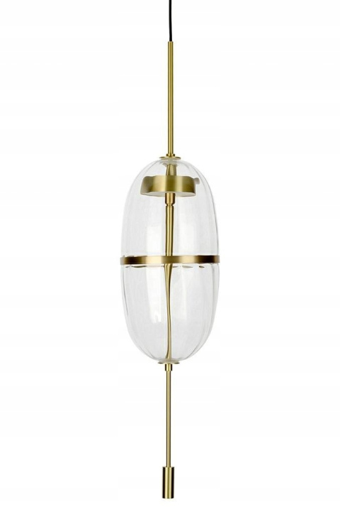 LAMPA WISZĄCA LED CHAPLIN 200 MOSIĄDZ - szkło PRZEZROCZYSTE KING HOME LAMPA WISZĄCA LED CHAPLIN 200 MOSIĄDZ - szkło PRZEZROCZYSTE KING HOME