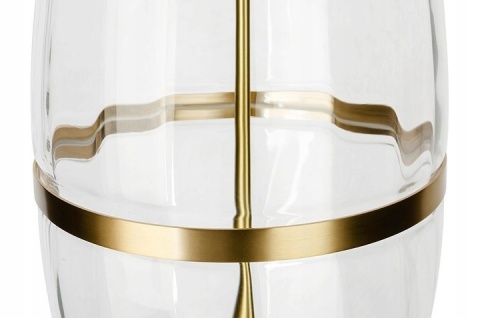 LAMPA WISZĄCA LED CHAPLIN 200 MOSIĄDZ - szkło PRZEZROCZYSTE KING HOME LAMPA WISZĄCA LED CHAPLIN 200 MOSIĄDZ - szkło PRZEZROCZYSTE KING HOME