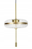 LAMPA WISZĄCA LED CHAPLIN 360 MOSIĄDZ - szkło PRZEZROCZYSTE OKRĄGŁA KING HOME LAMPA WISZĄCA LED CHAPLIN 360 MOSIĄDZ - szkło PRZEZROCZYSTE OKRĄGŁA KING HOME
