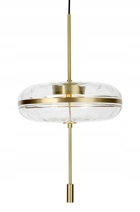 LAMPA WISZĄCA LED CHAPLIN 360 MOSIĄDZ - szkło PRZEZROCZYSTE OKRĄGŁA KING HOME LAMPA WISZĄCA LED CHAPLIN 360 MOSIĄDZ - szkło PRZEZROCZYSTE OKRĄGŁA KING HOME
