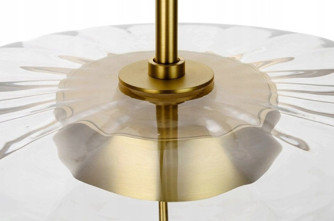 LAMPA WISZĄCA LED CHAPLIN 360 MOSIĄDZ - szkło PRZEZROCZYSTE OKRĄGŁA KING HOME LAMPA WISZĄCA LED CHAPLIN 360 MOSIĄDZ - szkło PRZEZROCZYSTE OKRĄGŁA KING HOME