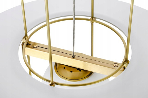 LAMPA WISZĄCA LED FUENTE mosiądz - metal szkło KING HOME LAMPA WISZĄCA LED FUENTE mosiądz - metal szkło KING HOME