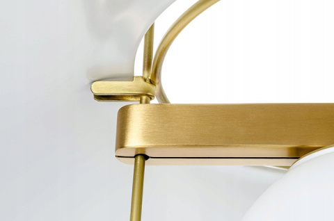 LAMPA WISZĄCA LED FUENTE mosiądz - metal szkło KING HOME LAMPA WISZĄCA LED FUENTE mosiądz - metal szkło KING HOME