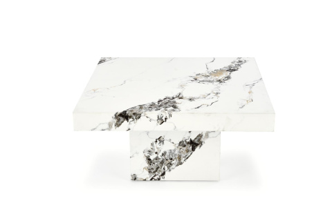 ŁAWA KWADRATOWA MONOLIT MDF okleinowany BIAŁY MARMUR 80x80 HALMAR ŁAWA KWADRATOWA MONOLIT MDF okleinowany BIAŁY MARMUR 80x80 HALMAR