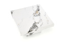 ŁAWA KWADRATOWA MONOLIT MDF okleinowany BIAŁY MARMUR 80x80 HALMAR ŁAWA KWADRATOWA MONOLIT MDF okleinowany BIAŁY MARMUR 80x80 HALMAR