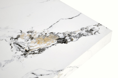ŁAWA KWADRATOWA MONOLIT MDF okleinowany BIAŁY MARMUR 80x80 HALMAR ŁAWA KWADRATOWA MONOLIT MDF okleinowany BIAŁY MARMUR 80x80 HALMAR