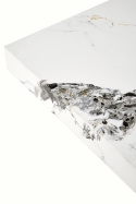 ŁAWA KWADRATOWA MONOLIT MDF okleinowany BIAŁY MARMUR 80x80 HALMAR ŁAWA KWADRATOWA MONOLIT MDF okleinowany BIAŁY MARMUR 80x80 HALMAR