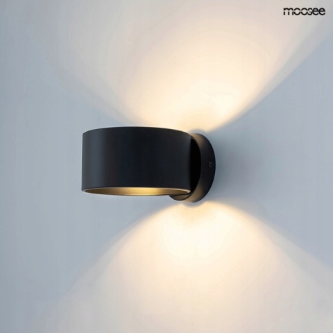 LAMPA ŚCIENNA KINKIET E27 ARRO stal CZARNA Moosee MOOSEE PROSTY I NOWOCZESNY LAMPA ŚCIENNA KINKIET E27 ARRO stal CZARNA Moosee MOOSEE PROSTY I NOWOCZESNY