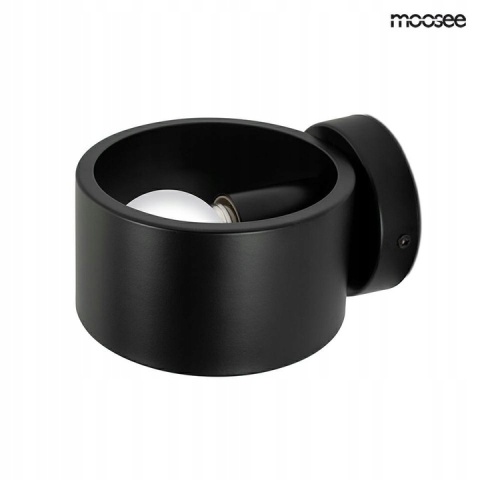 LAMPA ŚCIENNA KINKIET E27 ARRO stal CZARNA Moosee MOOSEE PROSTY I NOWOCZESNY LAMPA ŚCIENNA KINKIET E27 ARRO stal CZARNA Moosee MOOSEE PROSTY I NOWOCZESNY